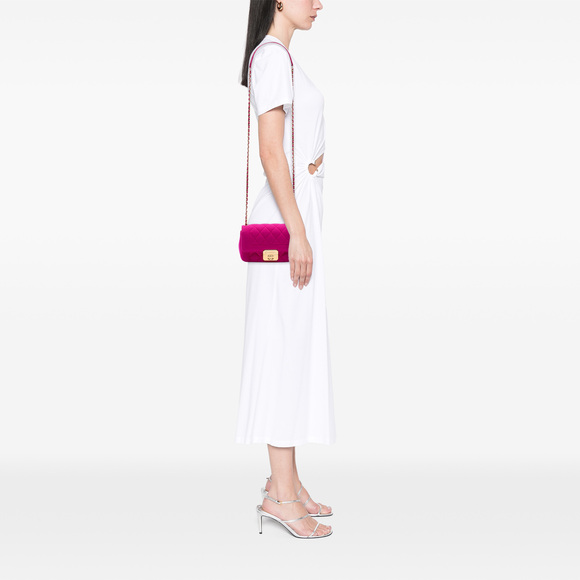 Pre-Loved Chanel Mini Quilted Jersey Chic With Me Flap - Picture 7 of 7